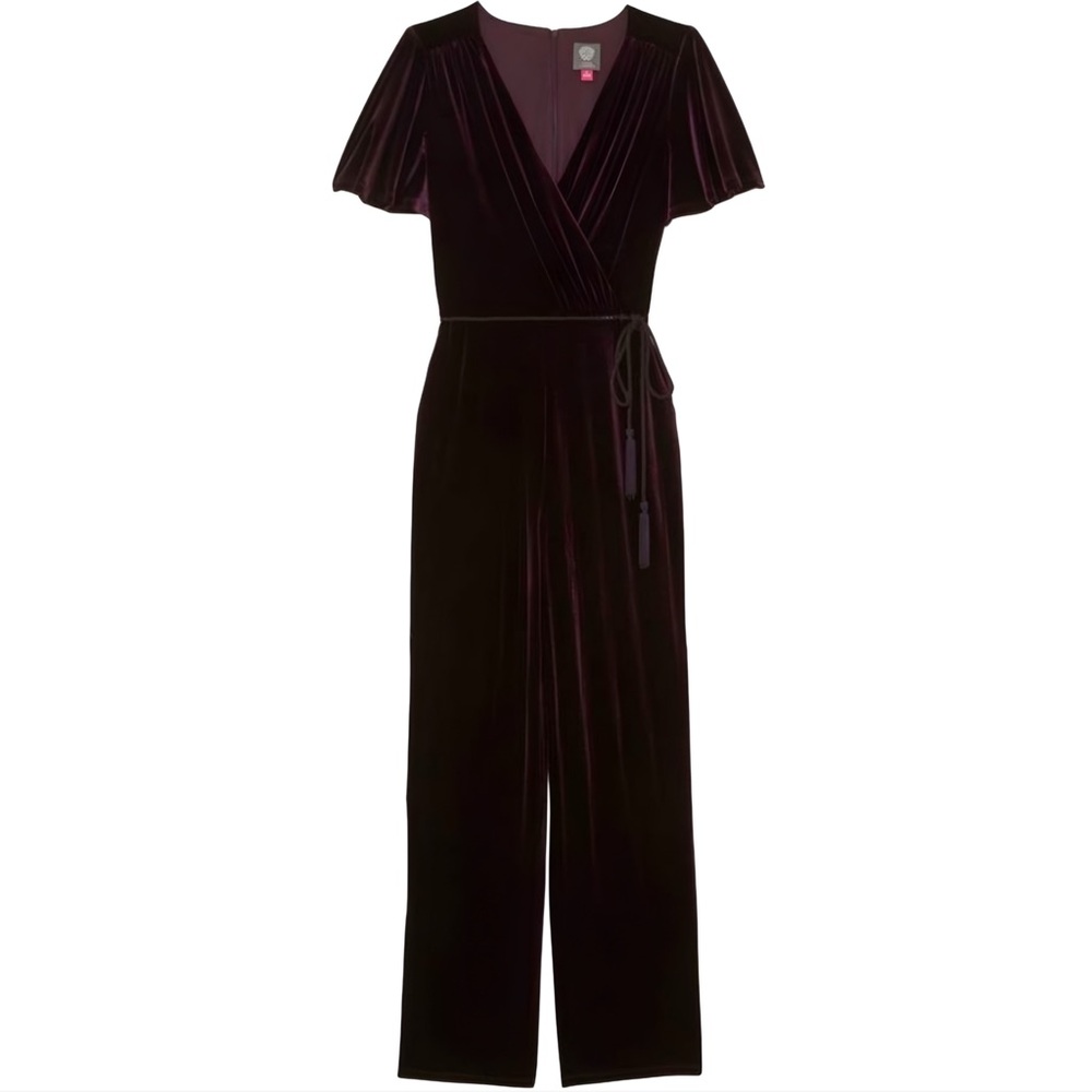 NWT Vince Camuto Velvet Jumpsuit